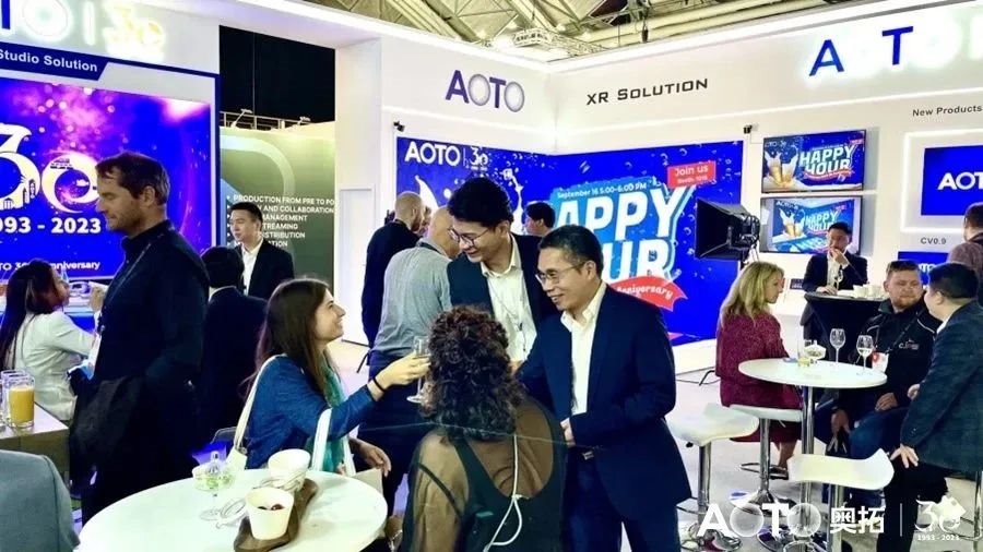 led顯示屏十強(qiáng)企業(yè)奧拓電子攜CV-MIP震撼亮相2023IBC