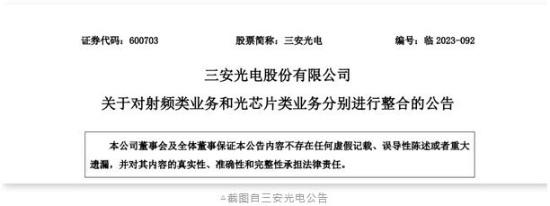 三安光電接到近8000萬政府補貼