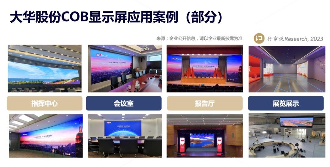 大華股份是推動(dòng)COB發(fā)展的一股重要力量
